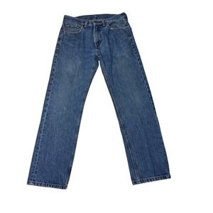 Levis 505 Regular Fit Jeans W30 L29 Blue‎ Denim Classic Straight Leg